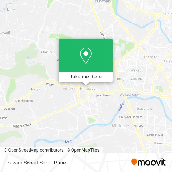 Pawan Sweet Shop map