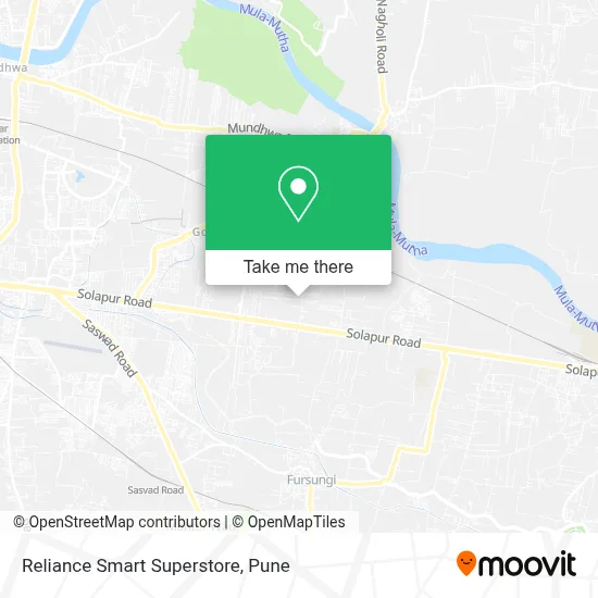 Reliance Smart Superstore map
