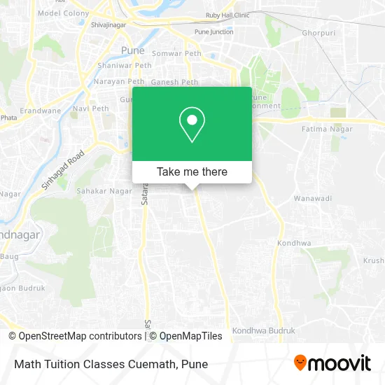 Math Tuition Classes Cuemath map