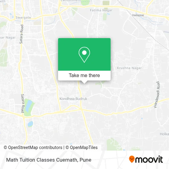 Math Tuition Classes Cuemath map