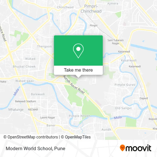 Modern World School map