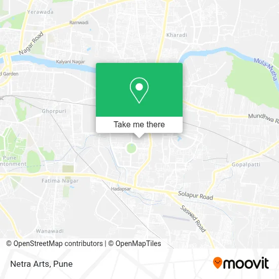Netra Arts map