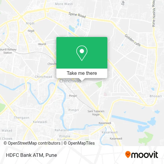 HDFC Bank Atm map