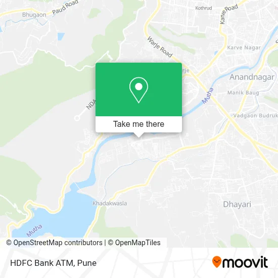 HDFC Bank Atm map