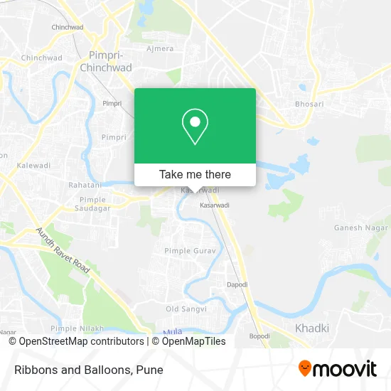 Ribbons And Balloons map