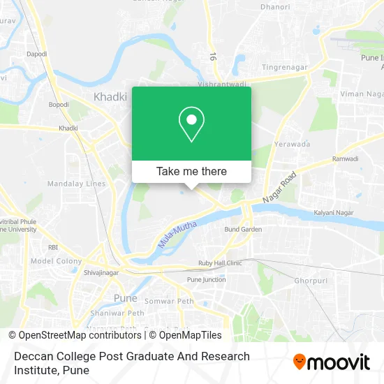 Deccan College Post Graduate And Research Institute map