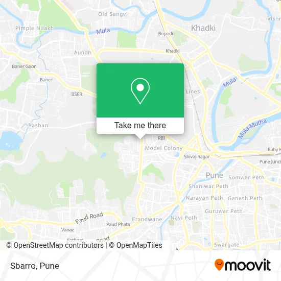 Sbarro map