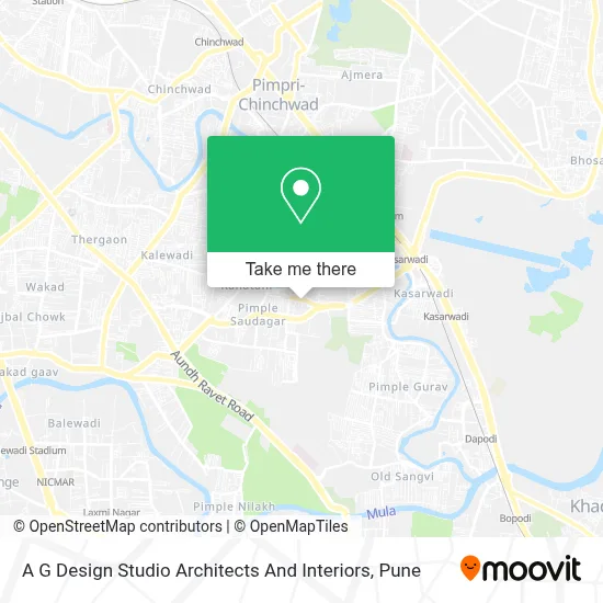 A G Design Studio Architects And Interiors map