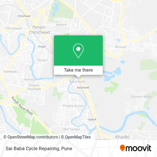 Sai Baba Cycle Repairing map