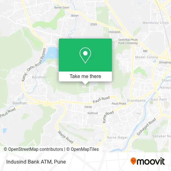 Indusind Bank Atm map