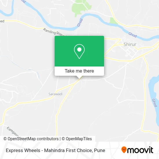 Express Wheels - Mahindra First Choice map
