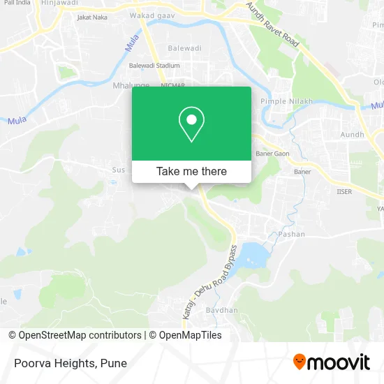 Poorva Heights map