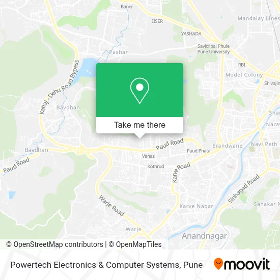 Powertech Electronics & Computer Systems map