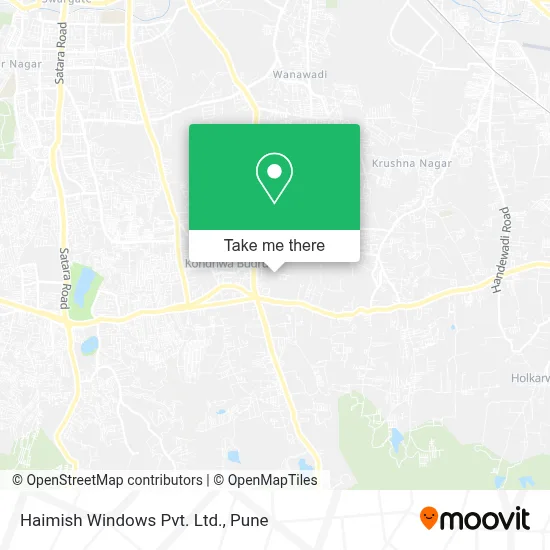 Haimish Windows Pvt. Ltd. map
