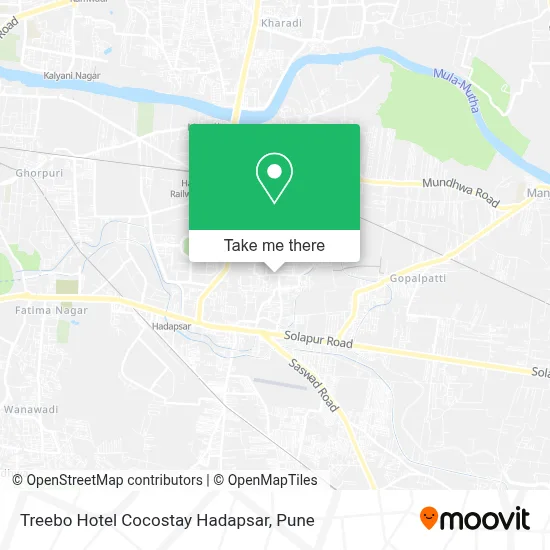 Treebo Hotel Cocostay Hadapsar map