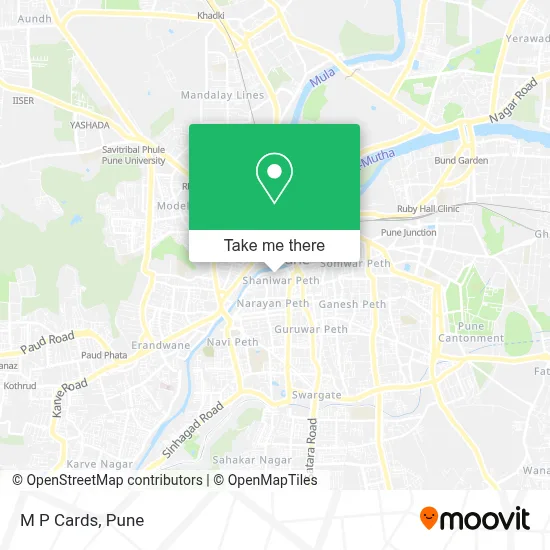 M P Cards map