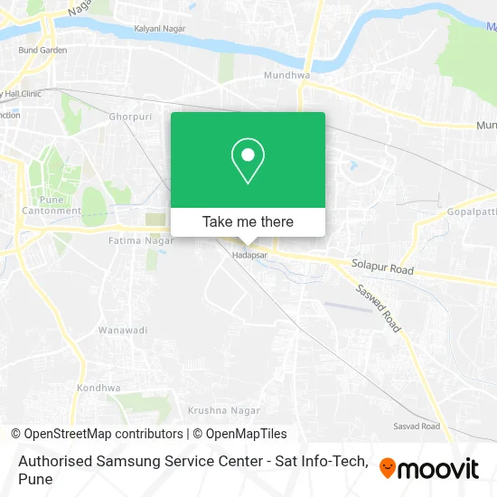 Authorised Samsung Service Center - Sat Info-Tech map