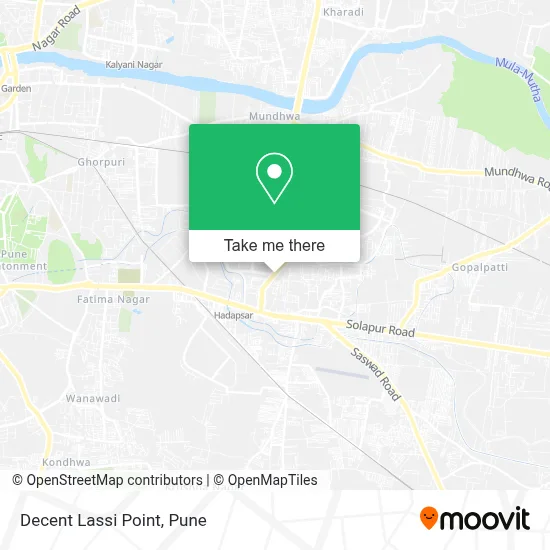 Decent Lassi Point map