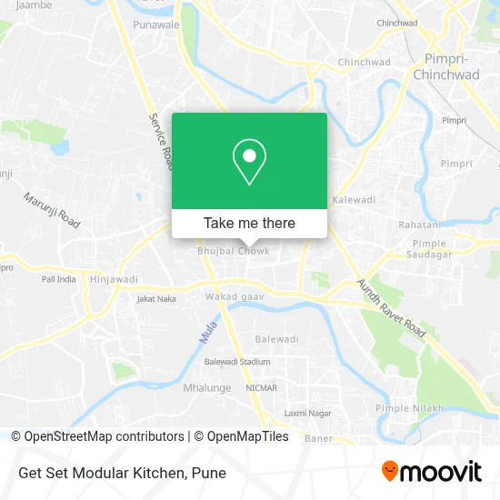 Get Set Modular Kitchen map