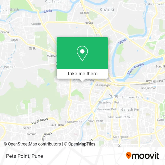 Pets Point map