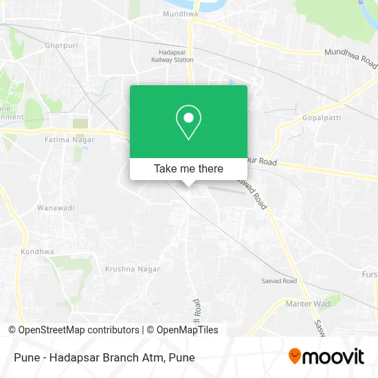 Pune - Hadapsar Branch Atm map
