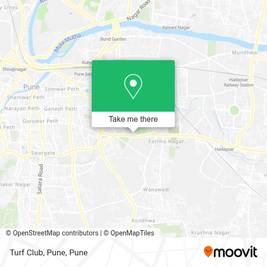 Turf Club, Pune map