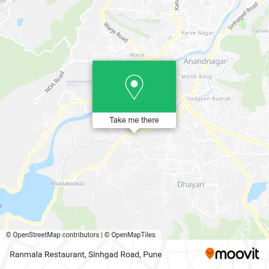 Ranmala Restaurant, Sinhgad Road map