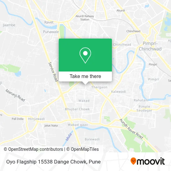 Oyo Flagship 15538 Dange Chowk map