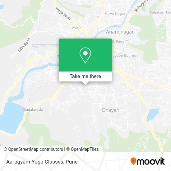 Aarogyam Yoga Classes map