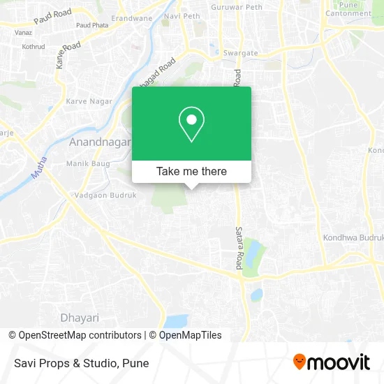 Savi Props & Studio map
