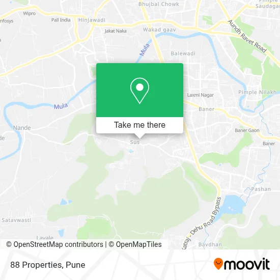 88 Properties map