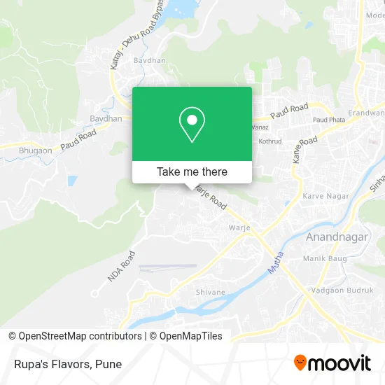 Rupa's Flavors map