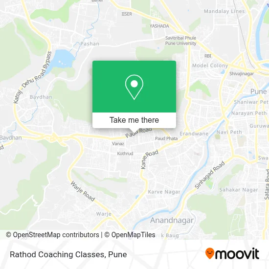Rathod Coaching Classes map