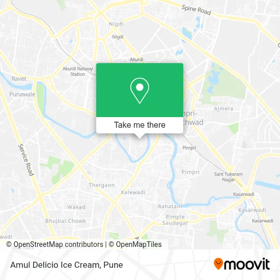 Amul Delicio Ice Cream map