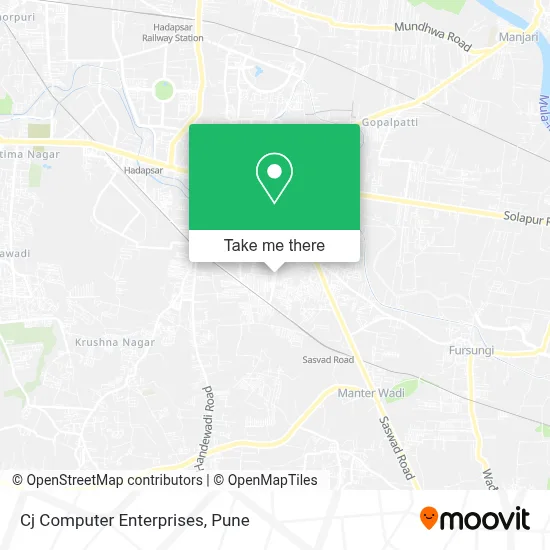 Cj Computer Enterprises map