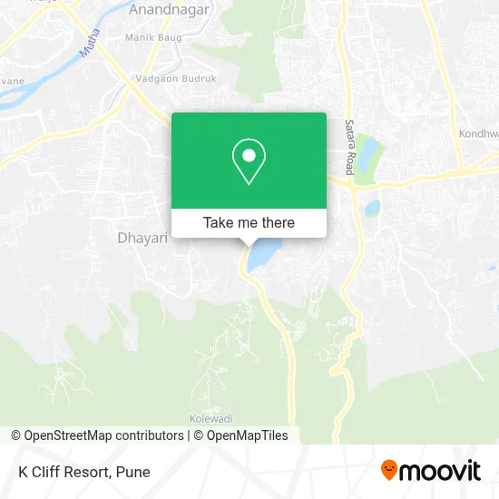 K Cliff Resort map