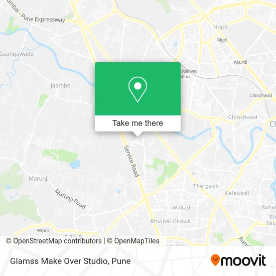 Glamss Make Over Studio map