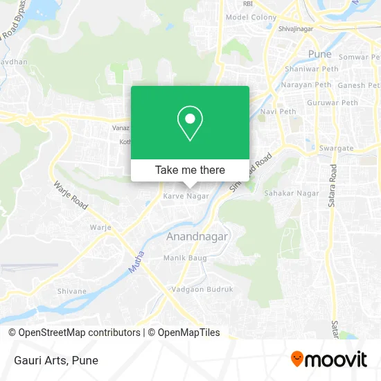 Gauri Arts map