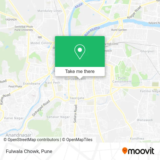 Fulwala Chowk map