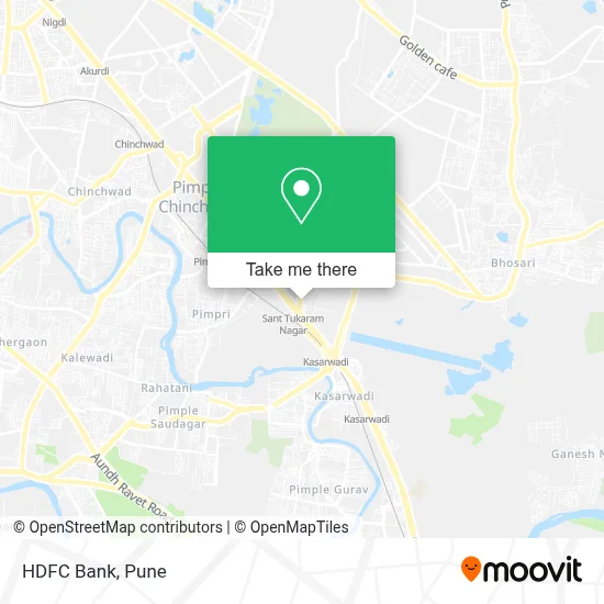 HDFC Bank map