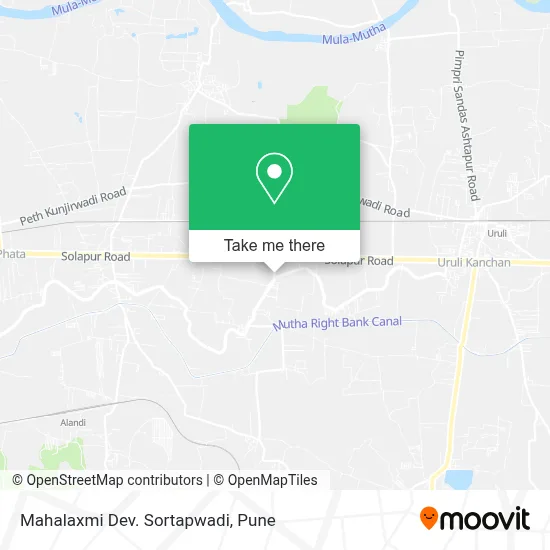 Mahalaxmi Dev. Sortapwadi map