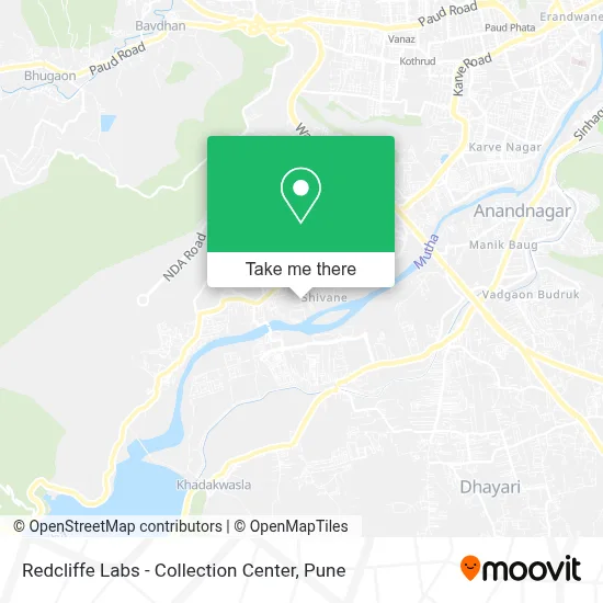 Redcliffe Labs - Collection Center map