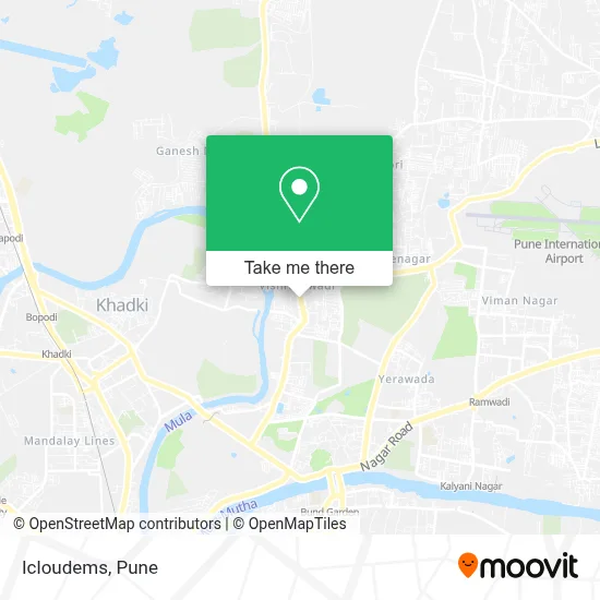 Icloudems map