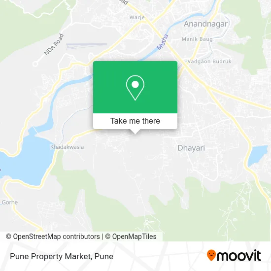 Pune Property Market map