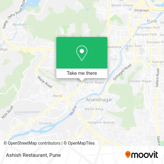 Ashish Restaurant map