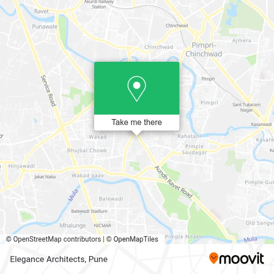 Elegance Architects map
