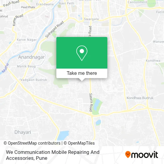 We Communication Mobile Repairing And Accessories map