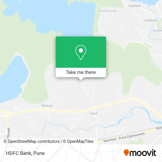 HDFC Bank map