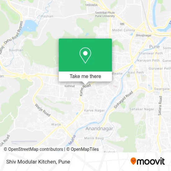 Shiv Modular Kitchen map