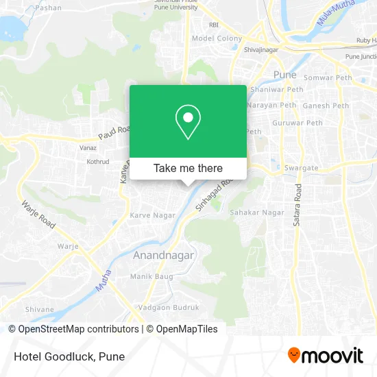 Hotel Goodluck map